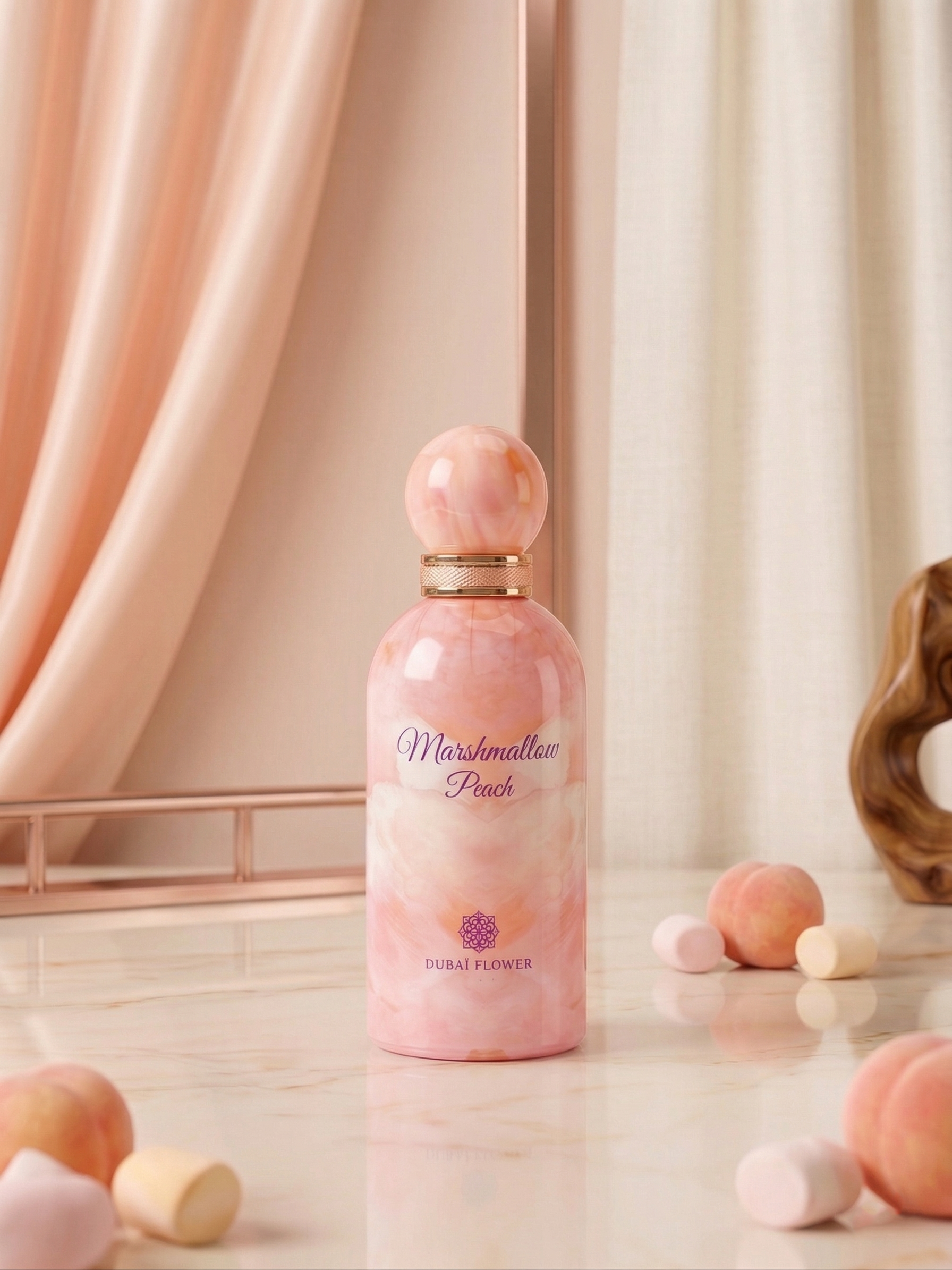 Dubaï Flower - Marshmallow Peach