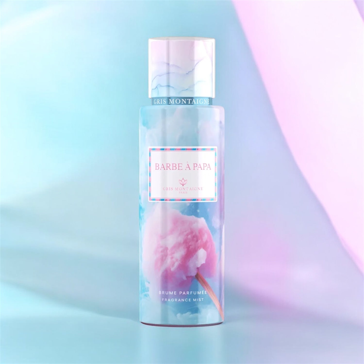 🌸 Brume Parfumée Barbe à Papa – Gris Montaigne (250 mL)