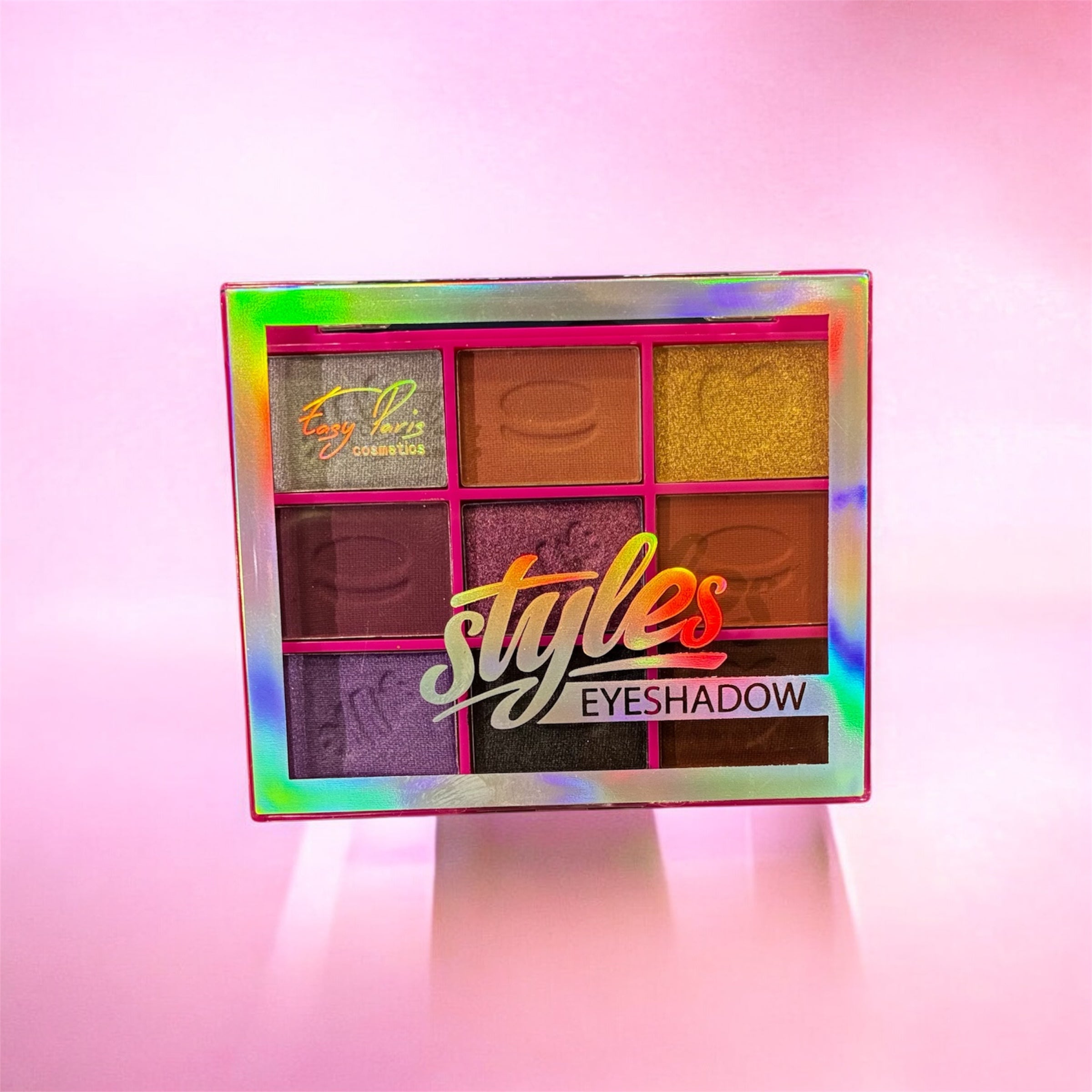 Présentoir de maquillage Easy Paris – Palette professionnelle aux couleurs intenses