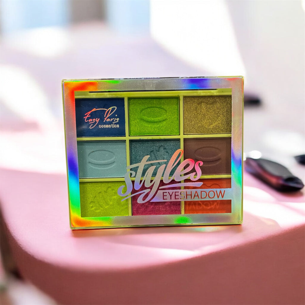 Présentoir de maquillage Easy Paris – Palette professionnelle aux couleurs intenses