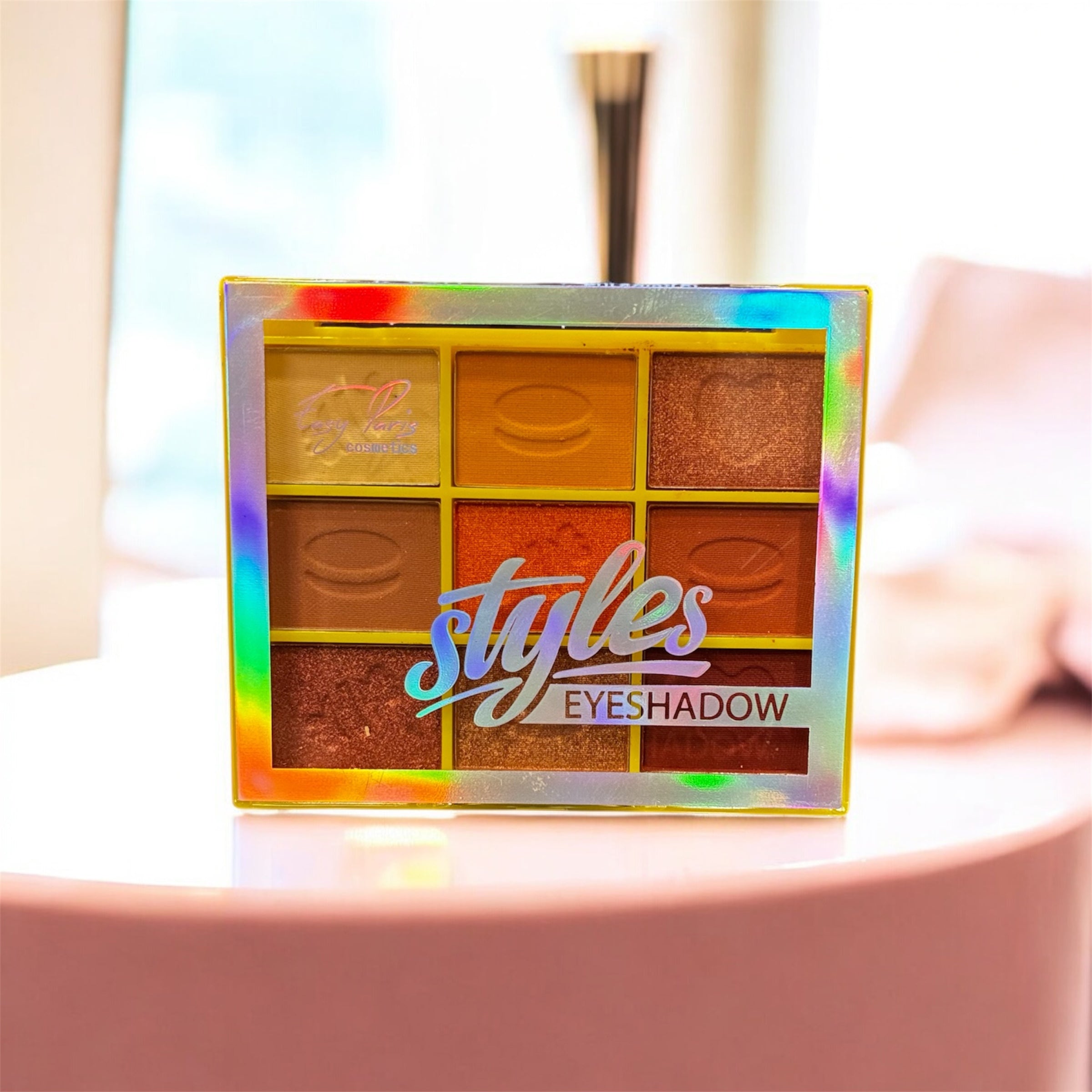 Présentoir de maquillage Easy Paris – Palette professionnelle aux couleurs intenses