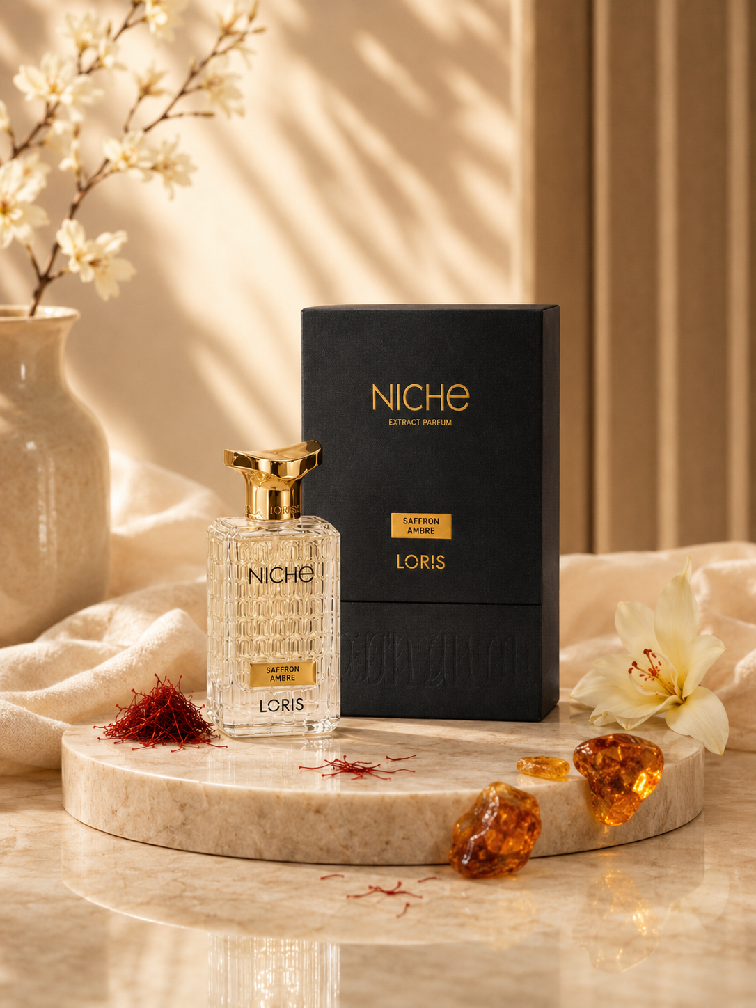 Niche Extract Parfum "Saffron Ambre" par LORIS