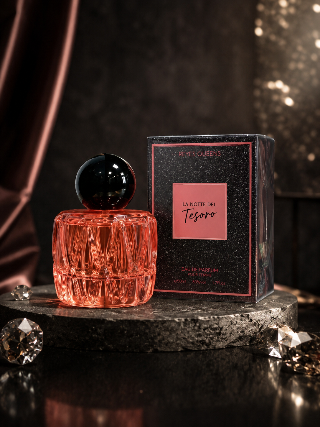 Eau de Parfum "La Notte del Tesoro" par REYES QUEENS